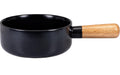 Kadastar Fondue Caquelon INDURA®, Oak Ø 22 x 10.7 cm, Eiche FSC®, Kanada/Keramik