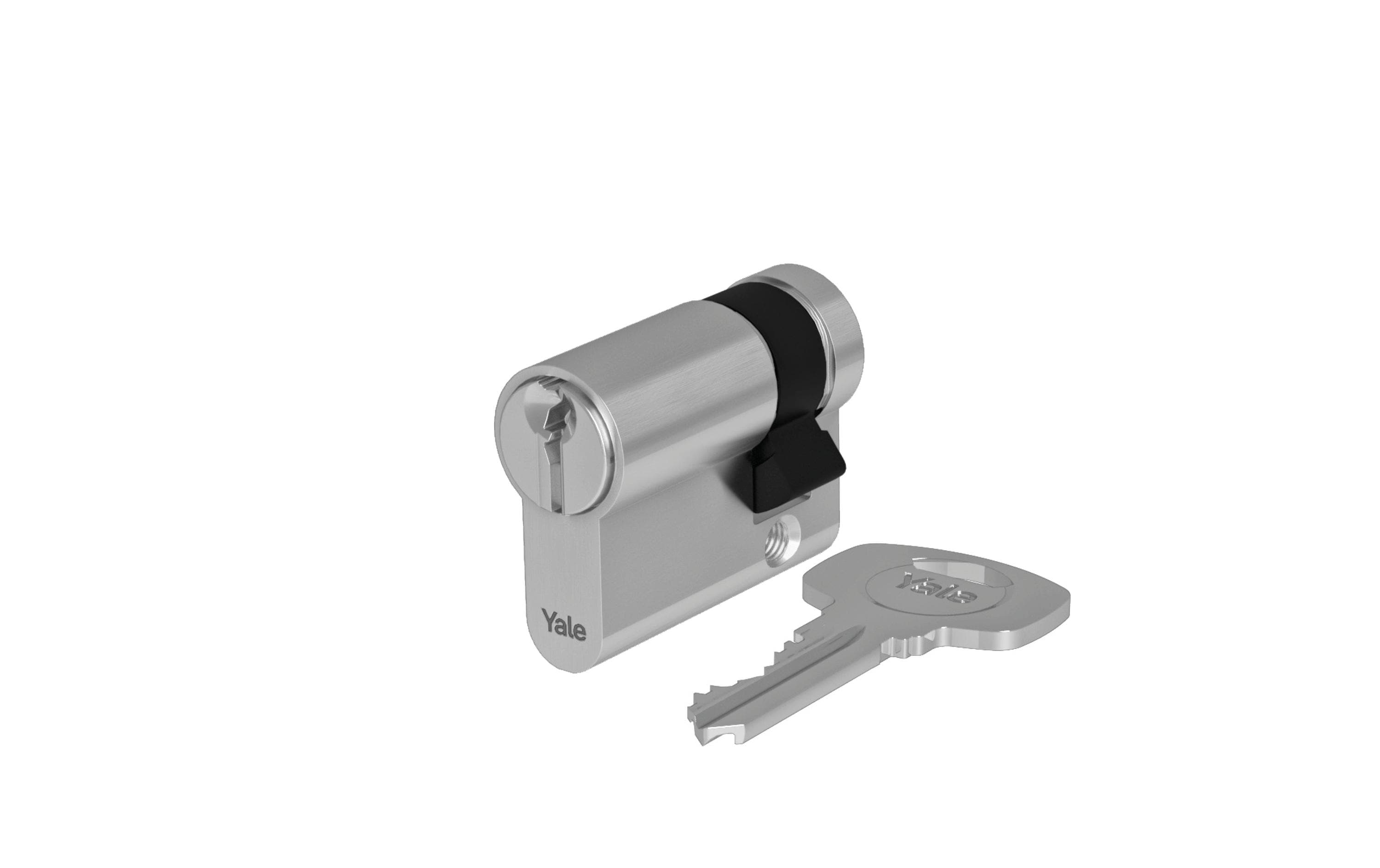 Halbzylinder 500 plus, 10/30, Nickel sat. Europrofilzylinder, Standard Security