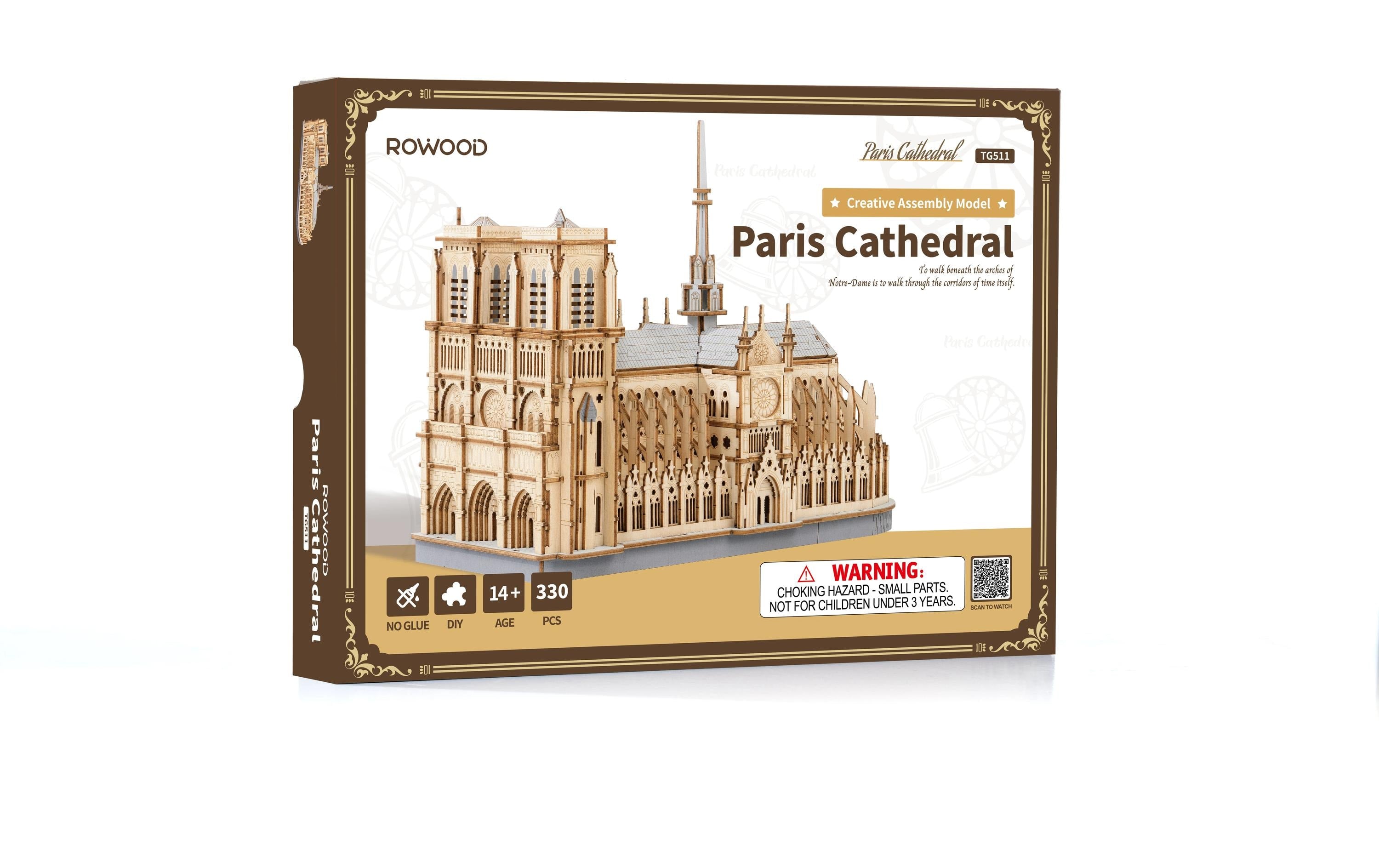 RoboTime Paris Cathedral Holzbausatz