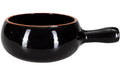 NOUVEL Caquelon Bombata-Nero-Shine Terracotta, schwarz, Ø 22 cm