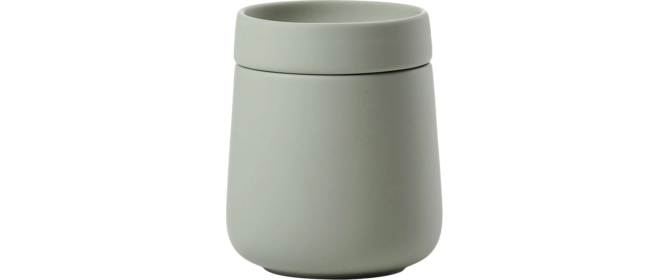 Zone Aufbewahrungsbehälter Nova One, Matcha mit Deckel, 8.7x10.8 cm (DxH), Steingut