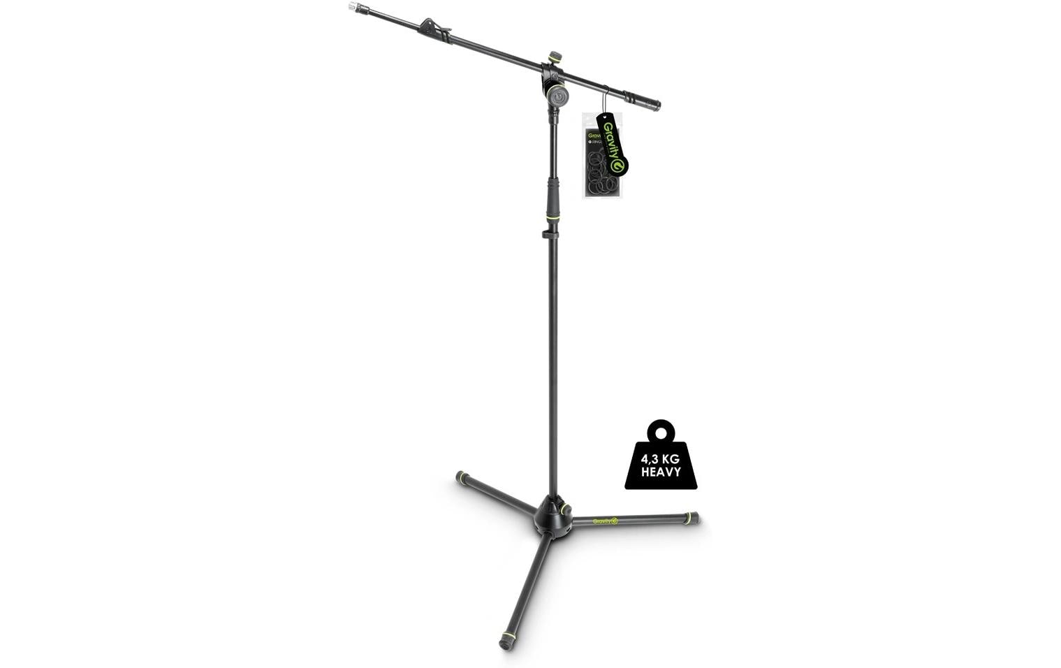 Gravity Mikrofonständer MS 4322 HDB Heavy Duty, 3-Bein, Galgen verstellbar