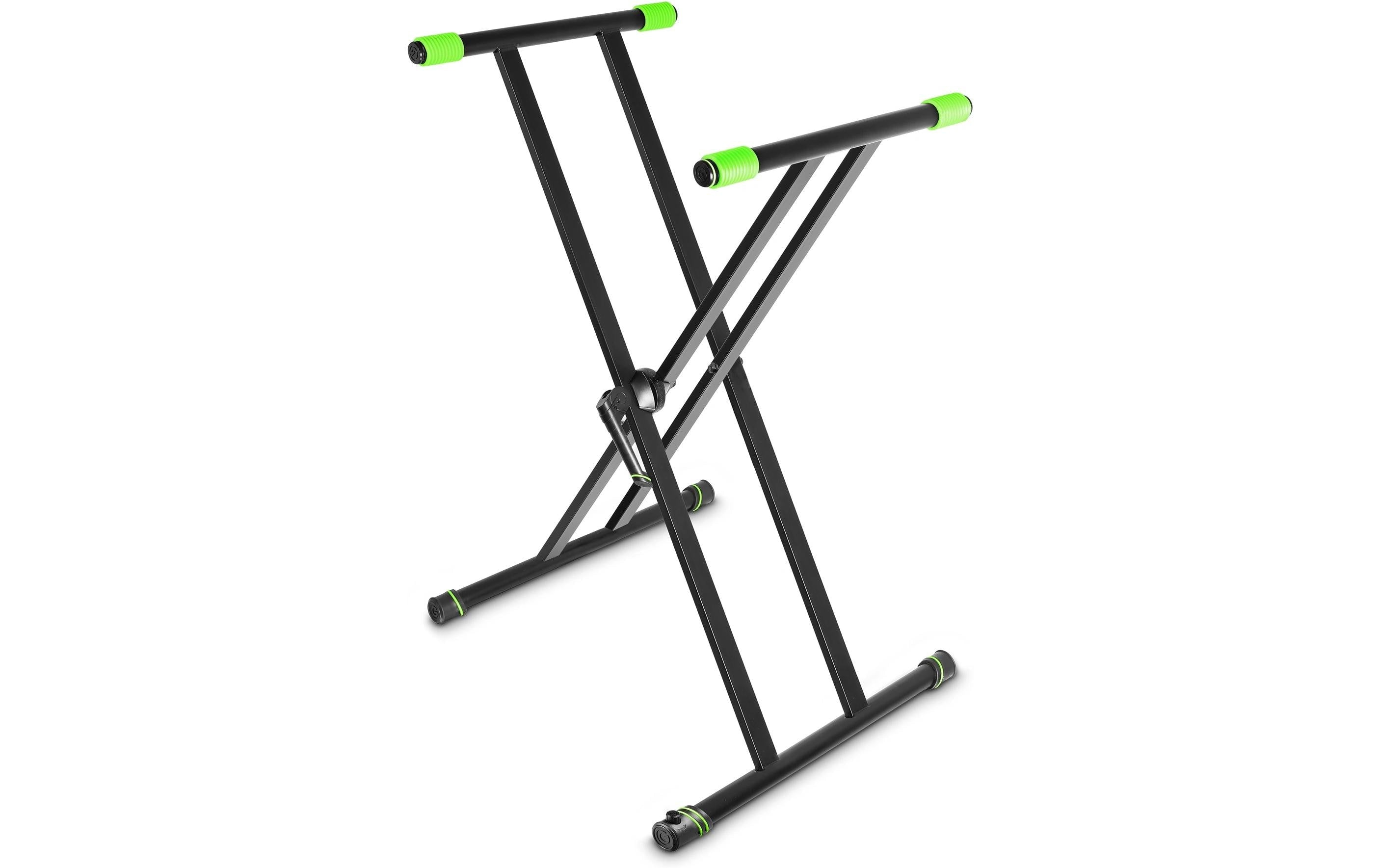 Gravity GKSX2 Keyboardständer Doppelt, X-Stand, inkl. Nivellierfuss