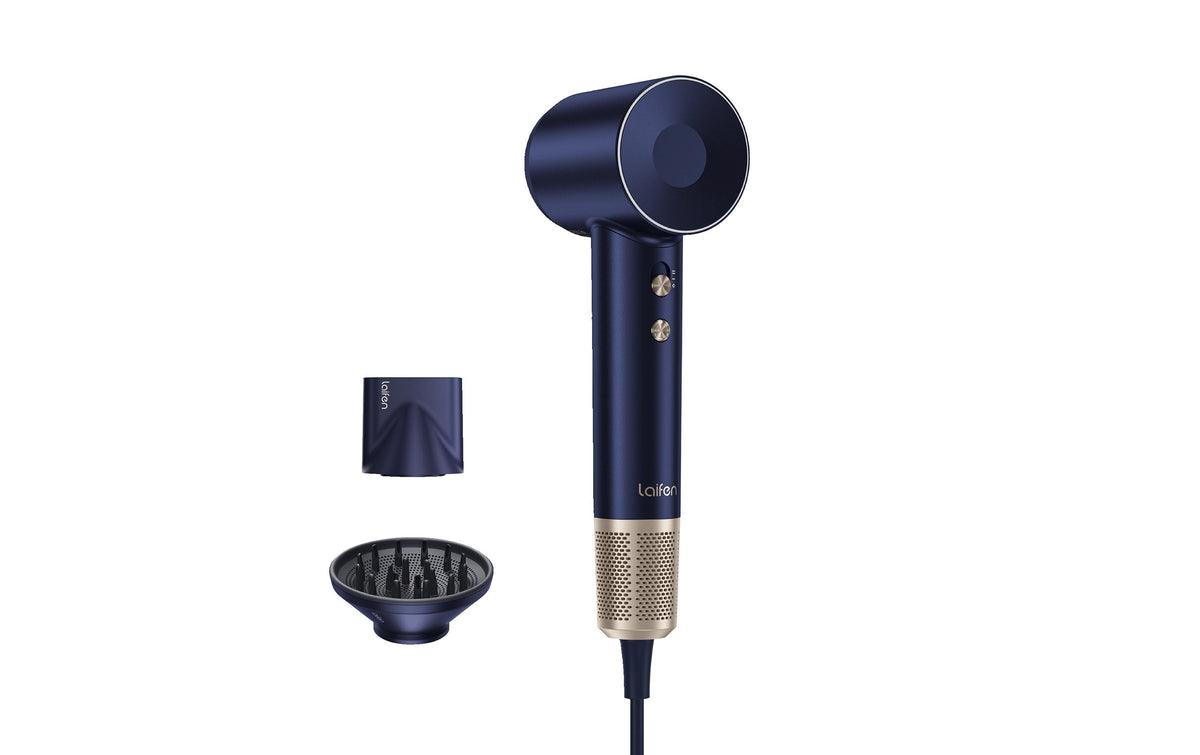 Laifen Haartrockner Swift Premium Blau SE Glättungsdüse, Wandhalterung in Geschenkbox