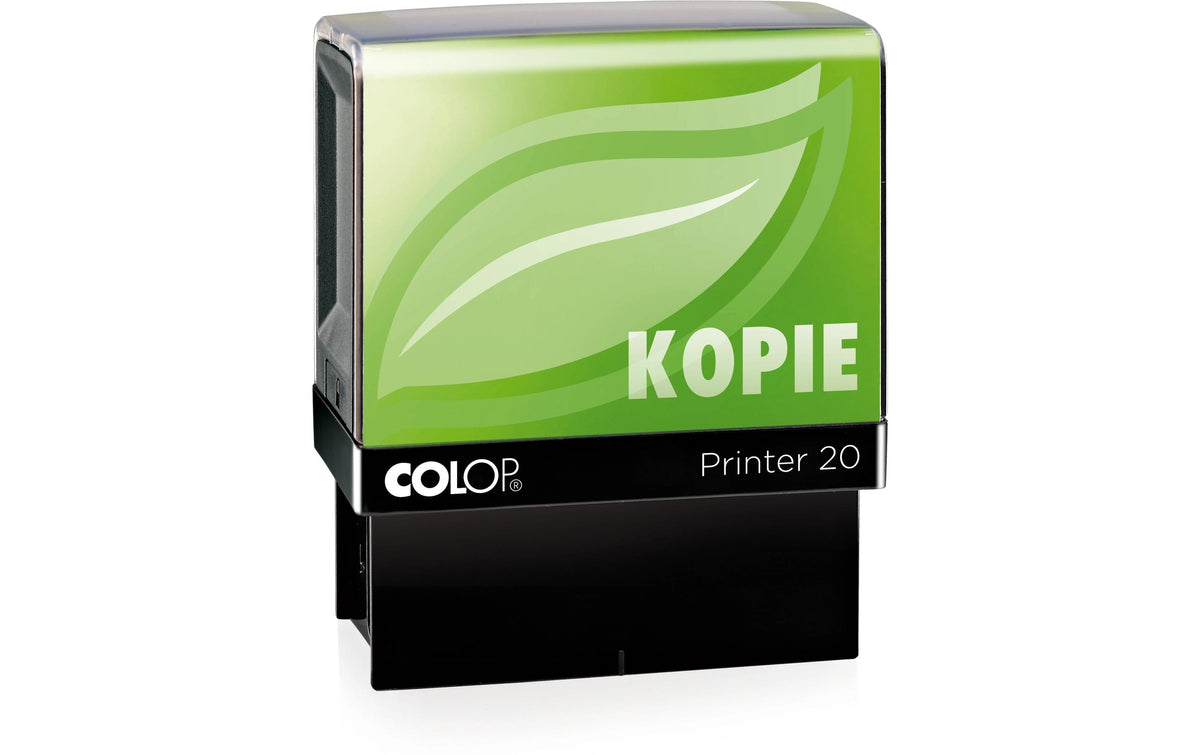 COLOP Stempel Printer 20 Green Line "KOPIE" rot, aus 65-80% Kunststoff-Recycling