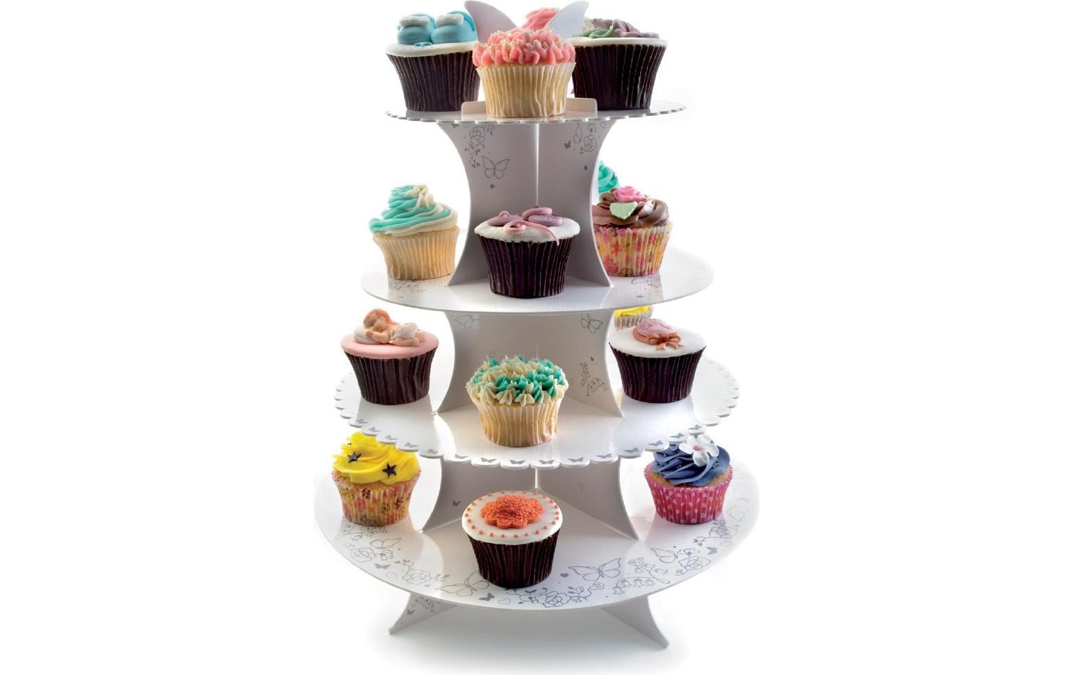 Ibili Cupcake-Ständer 16/20 Muffins 34,5 x 44 cm