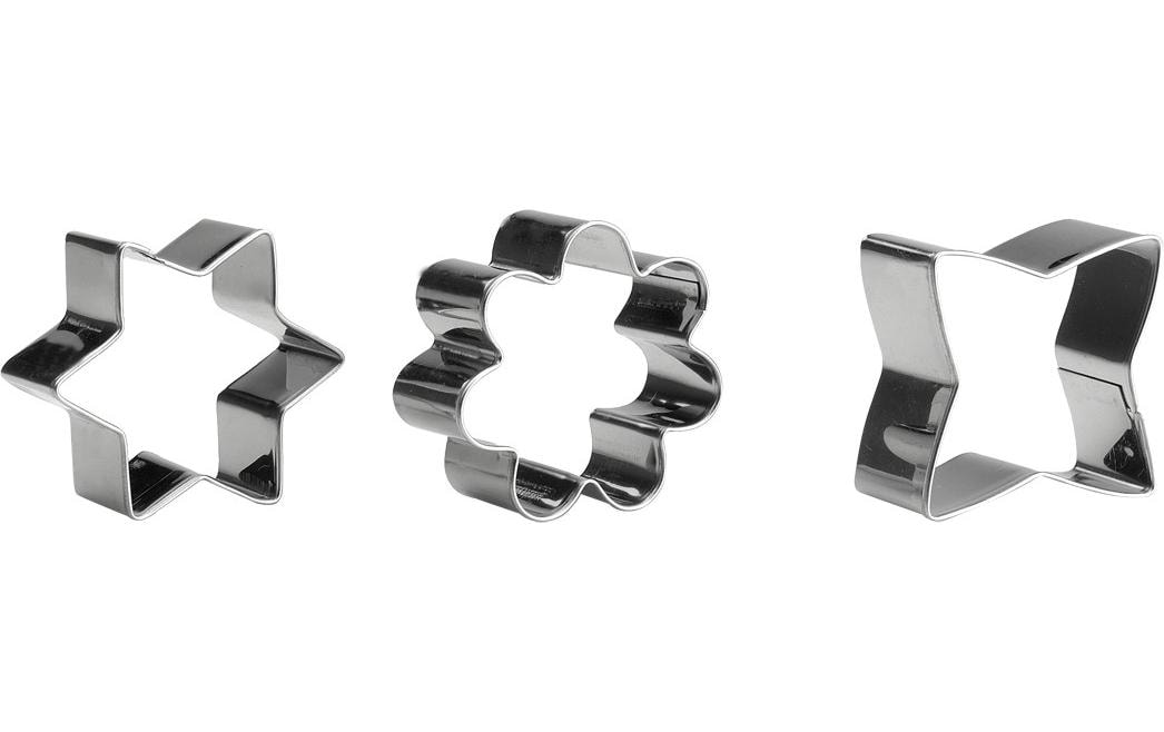Ibili Set von 6 Guetzli-Ausstecher Edelstahl