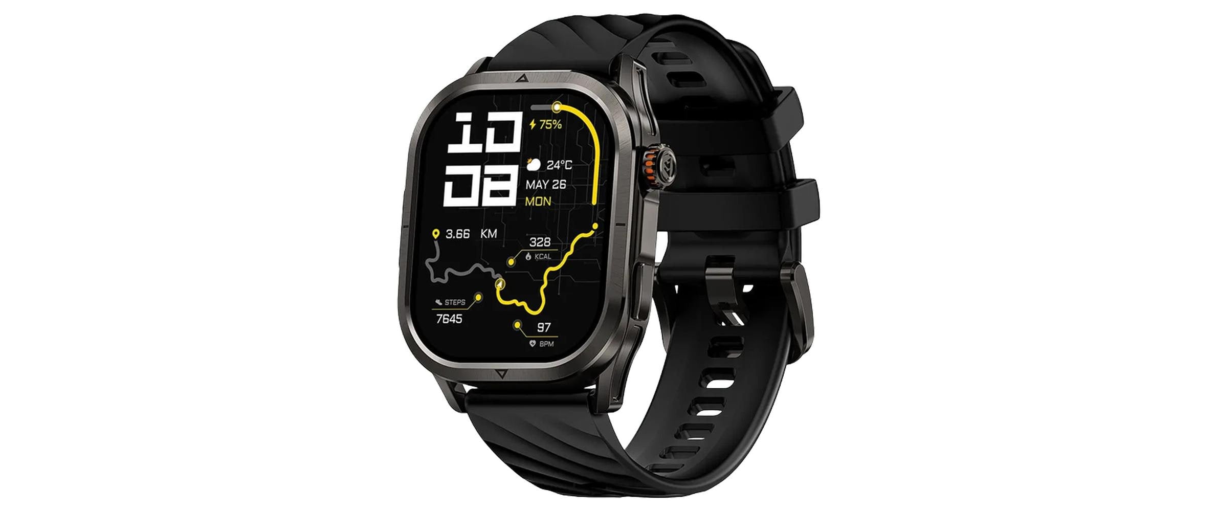 Kospet Smartwatch  MAGIC P10 Schwarz IP69K,5ATM Smarte Uhr mit AMOLED