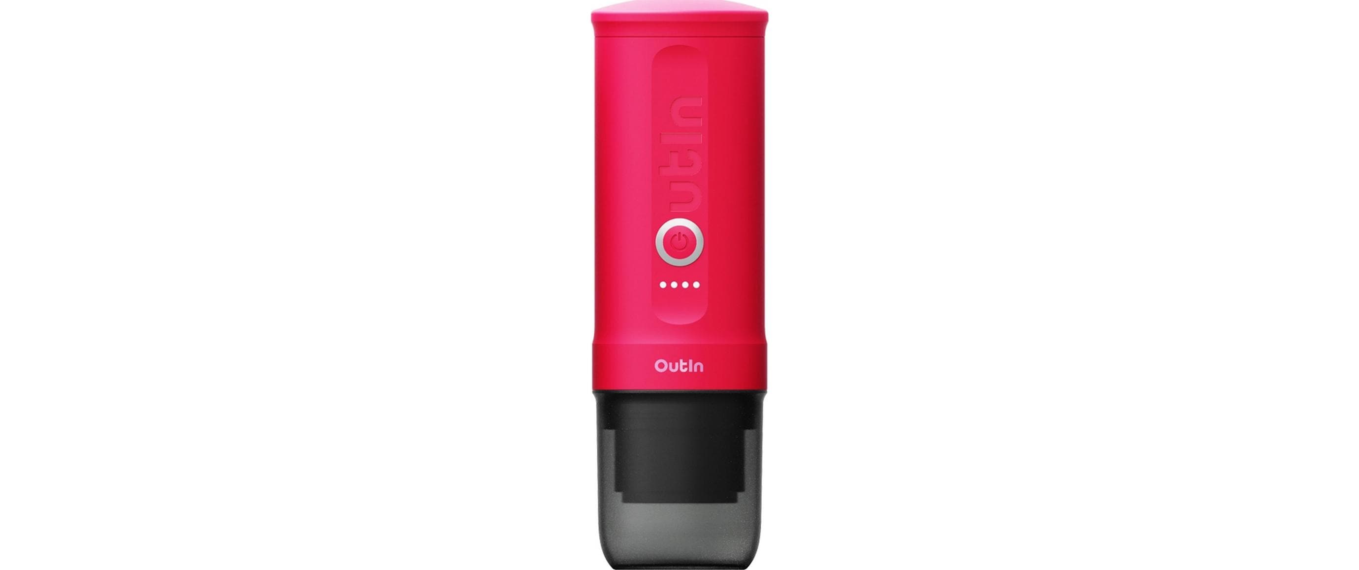 OUTIN Nano Tragbare Espressomaschine Rot Kaffeemaschine kompatibel mit Nespresso u.a