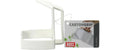 Brix Cartongrip Kartonhalter Weiss, 10 x 9.5 x 8 cm