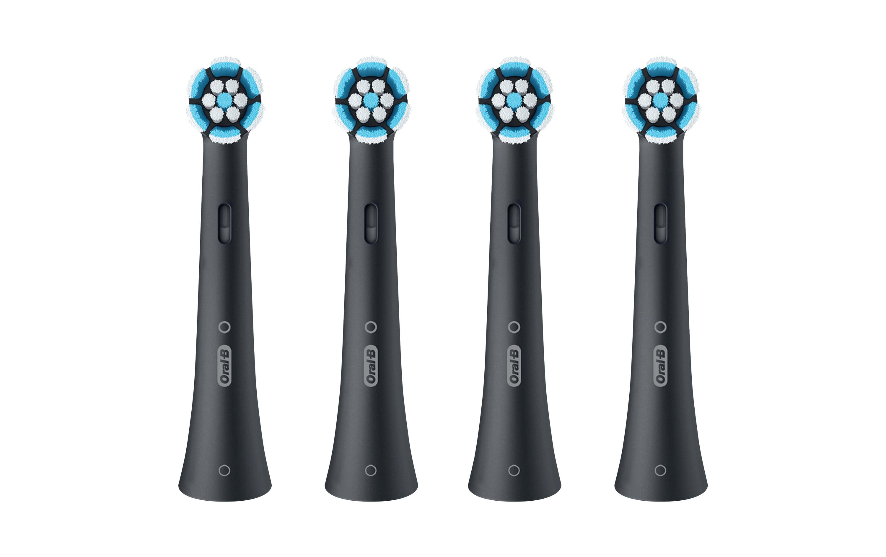 Oral-B Ersatzbürsten iO Sanfte Reinig. 4 Stück Ersatzbürsten schwarz