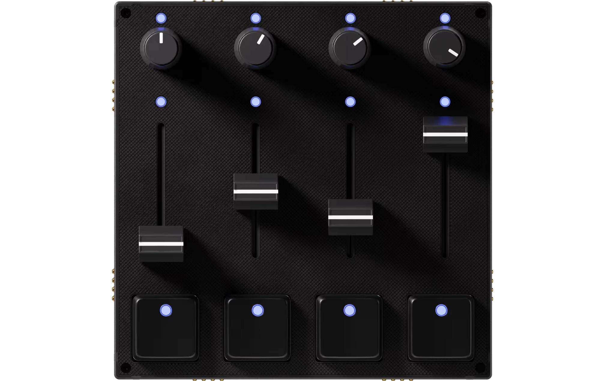 Intech Grid 3 PBF4 4x Fader, 4x Poti, 4x Druckknopf