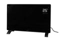 FURBER Konvektorheizung SAVI 20 schwarz Glasfront, 2000W, LED Display, wifi