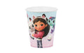 Partydeco Becher Gabbys Dollhouse blau/rosa 250ml, 6 Stück, Pappe