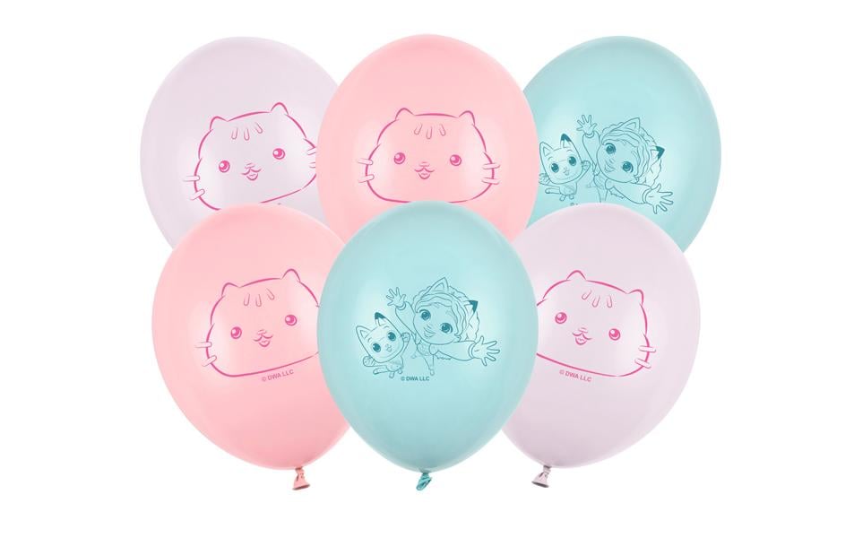 Partydeco Ballon Gabbys Dollhouse D: 27 cm, pastellfarben