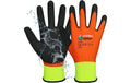 ACE HydroGrip Arbeitshandschuhe 2 Paar 07/S Wasserfest, Profi Handschuhe, Doppel Grip