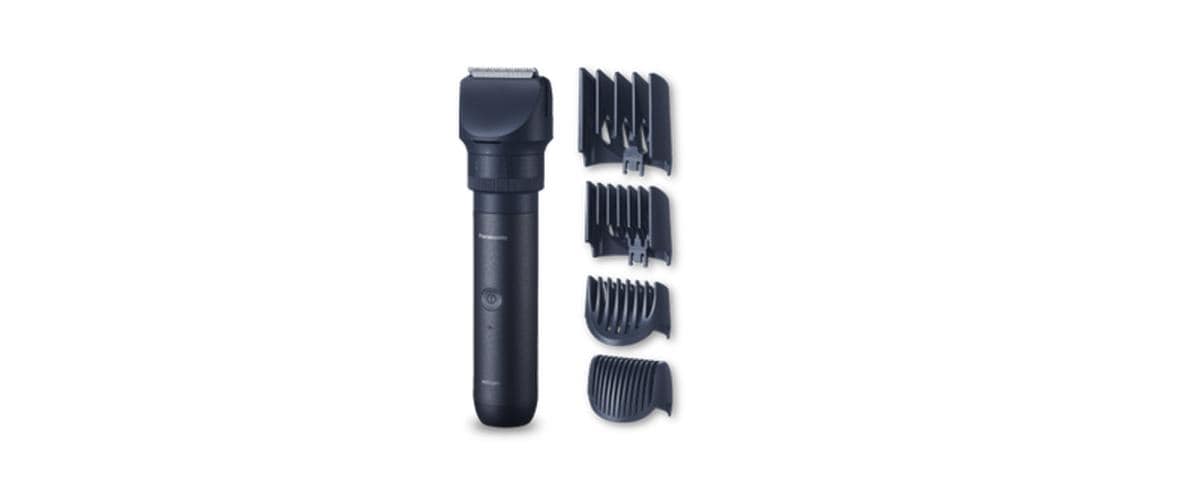 Panasonic Multishape Starter Kit CKL2 m. breitem Scherkopf, Li-ION Akku, blau