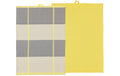 Södahl Geschirrtuch 50 x 70 cm 2 Stck. Blocks, Yellow
