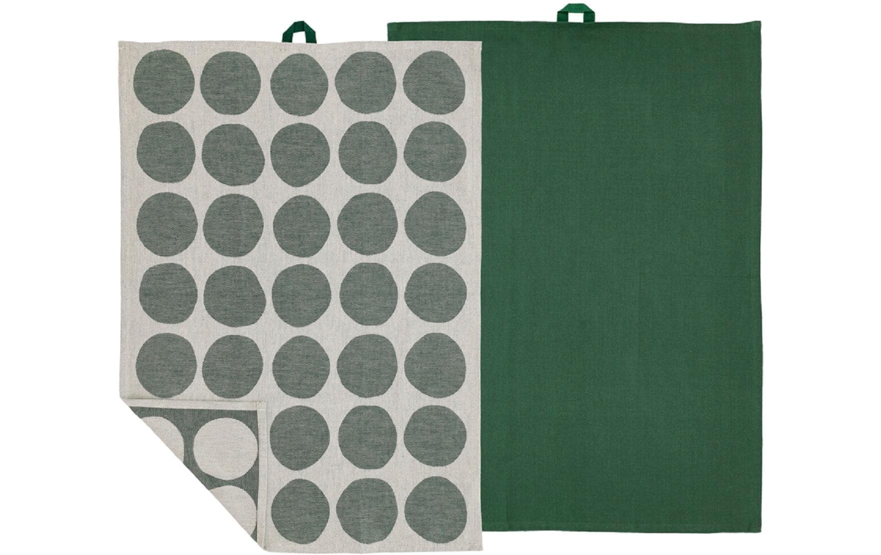 Södahl Geschirrtuch 50 x 70 cm 2 Stck. Bubbles, Pine green