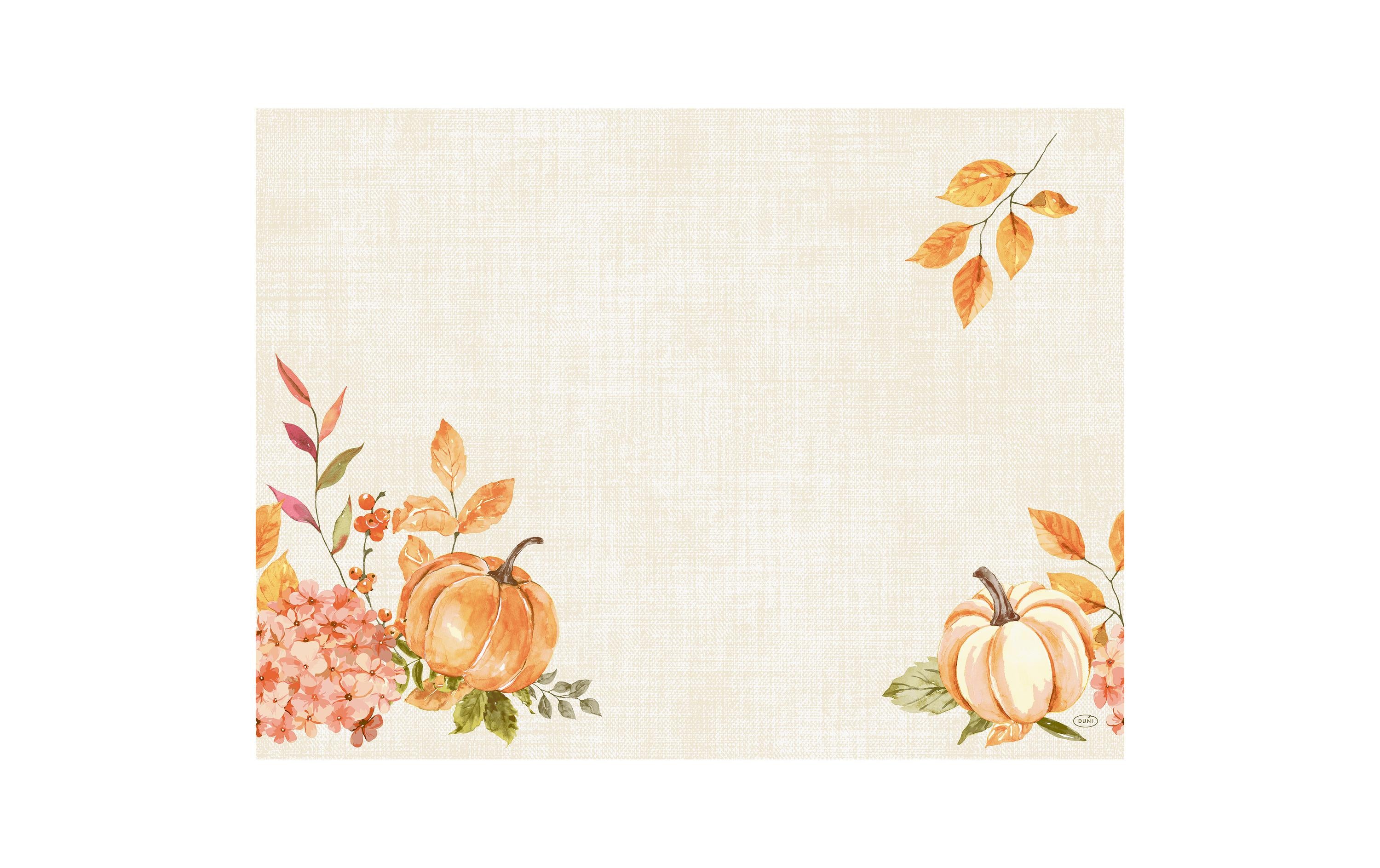 Duni Tischset Bio Dunicel Spicy Pumpkin 30x40cm, 100 Stück