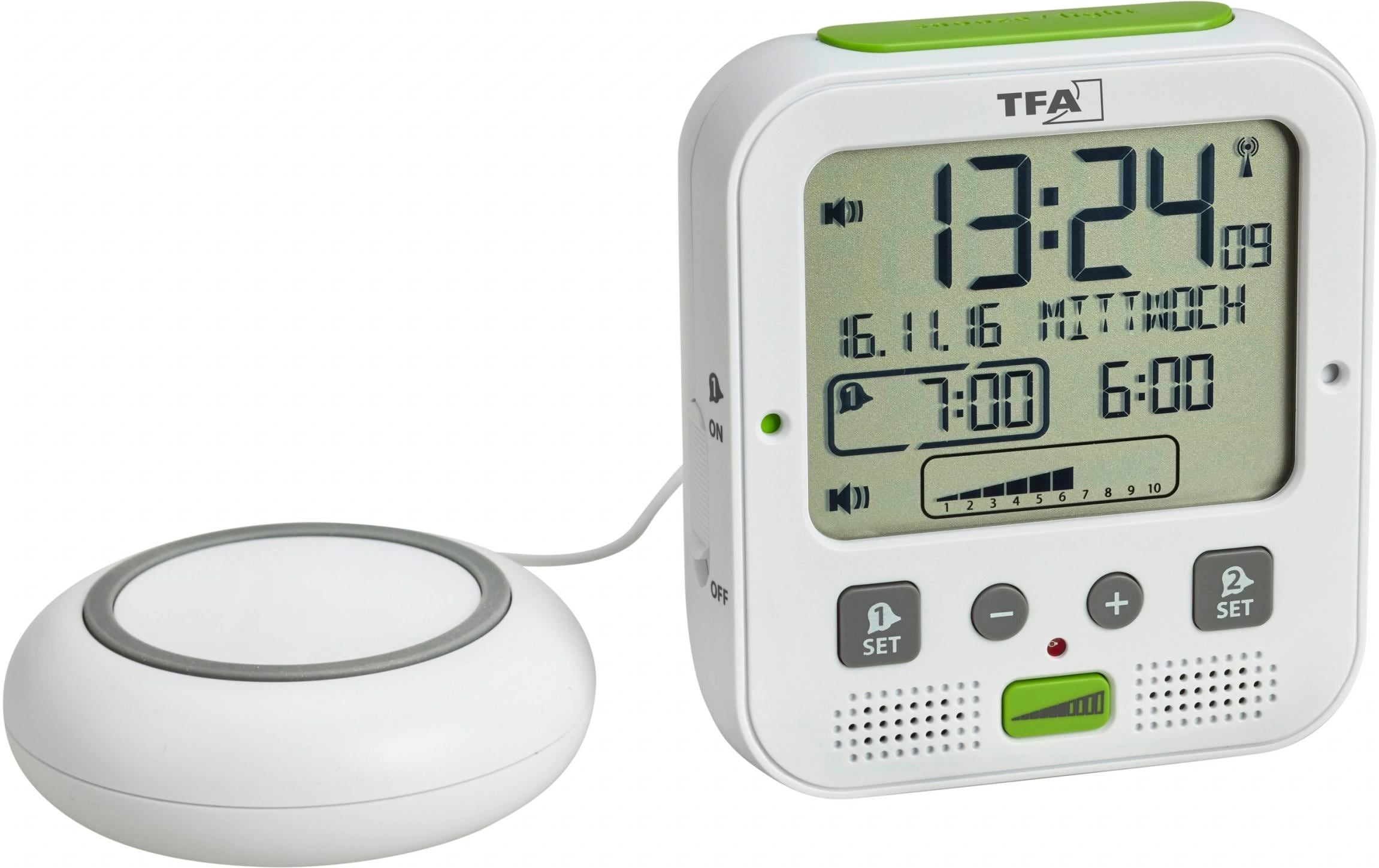 TFA Funk-Wecker BOOM ohne Batterie