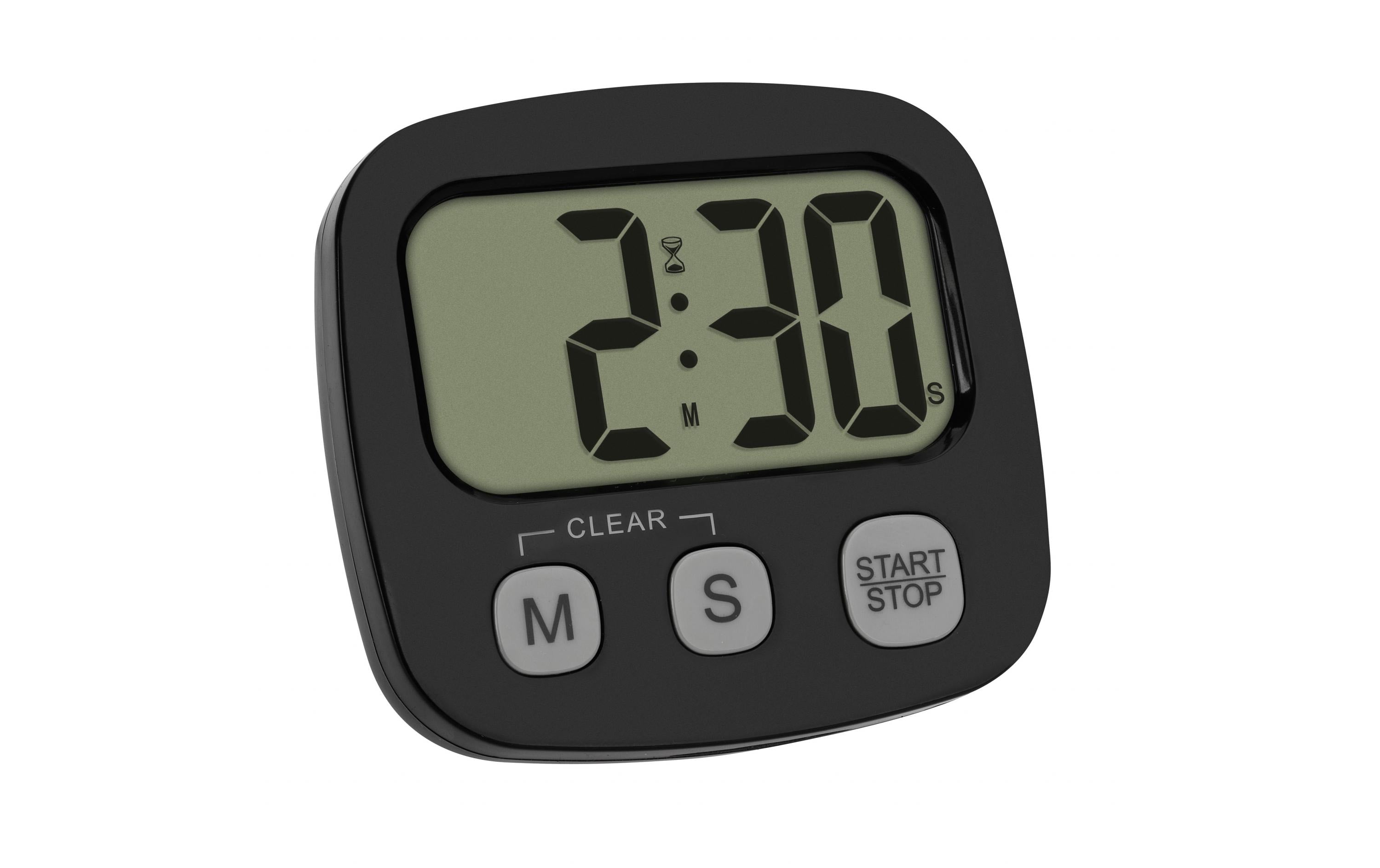 TFA Digialer Küchentimer Schwarz