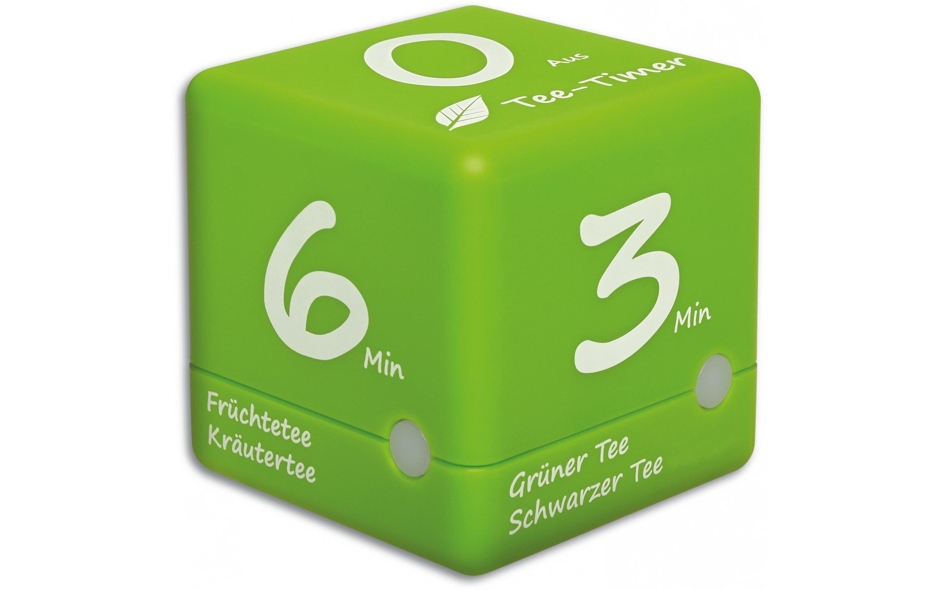 TFA CUBE TIMER Digitaler Tee-Timer Exkl. 2 x 1,5 V AAA, Grün