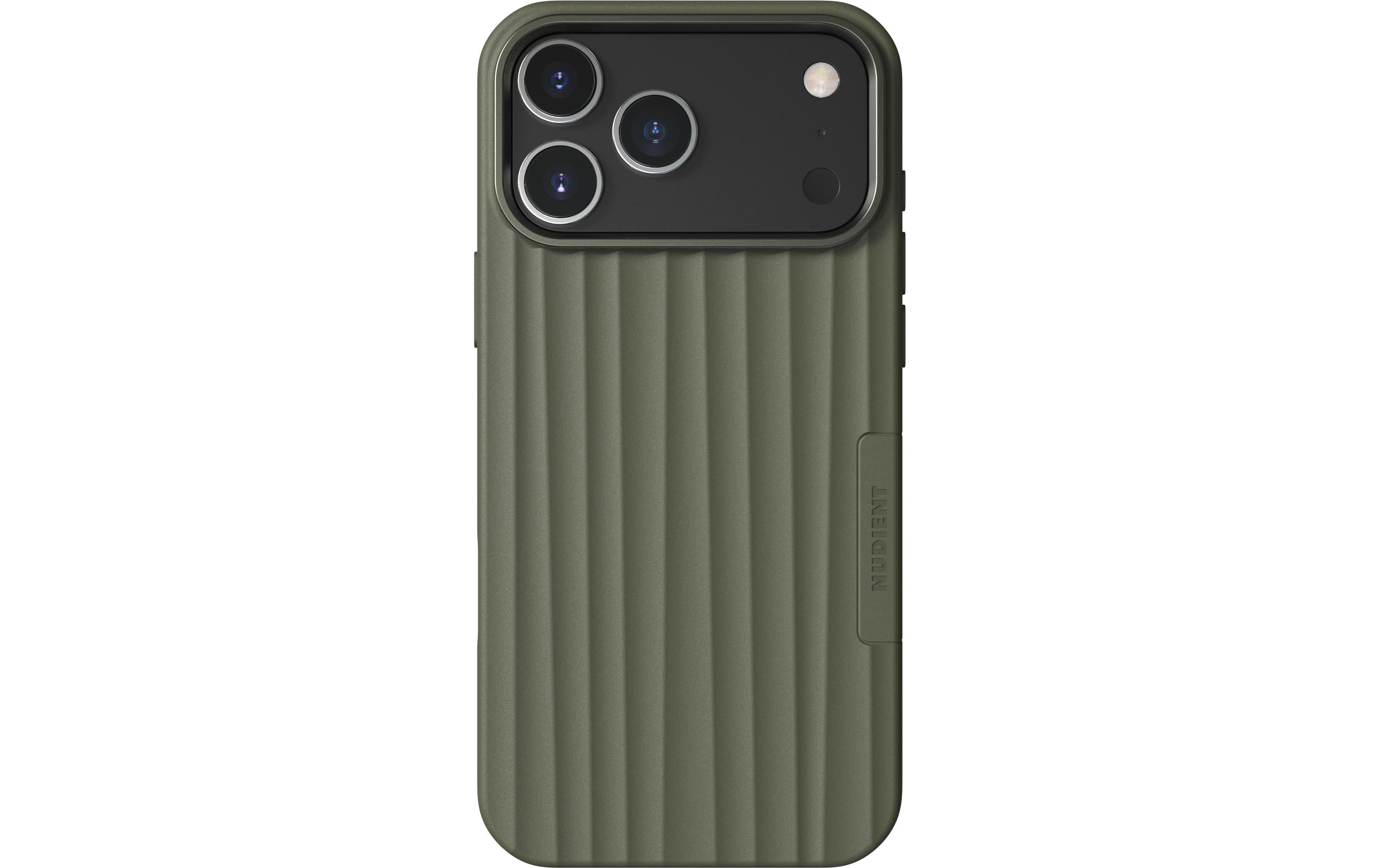 Nudient Bold MagSafe Olive Green iPhone 17 Pro Max