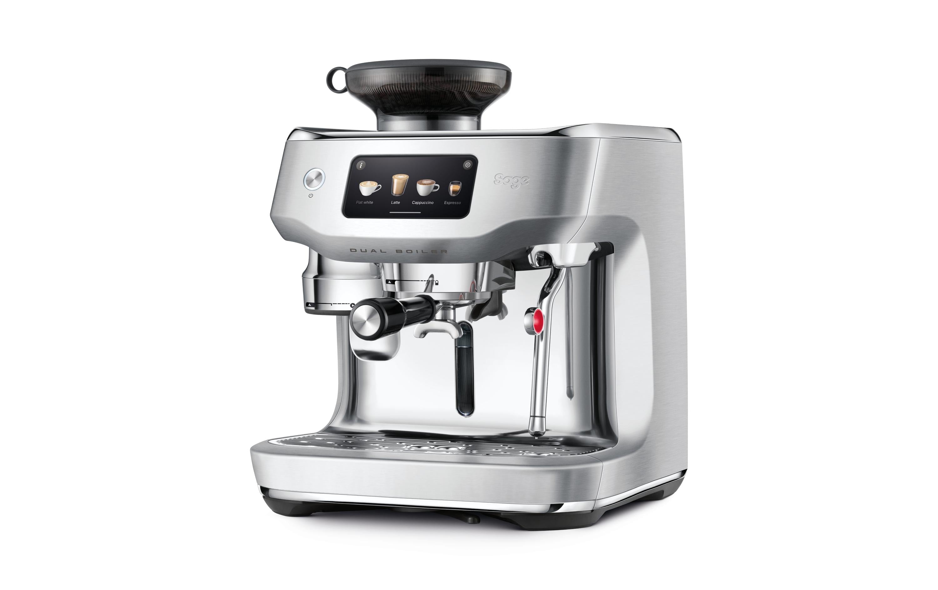 Sage Siebträger Oracle Dual Boiler SS 2300W, 2.3l Wassertank, 340g Bohnenbeh