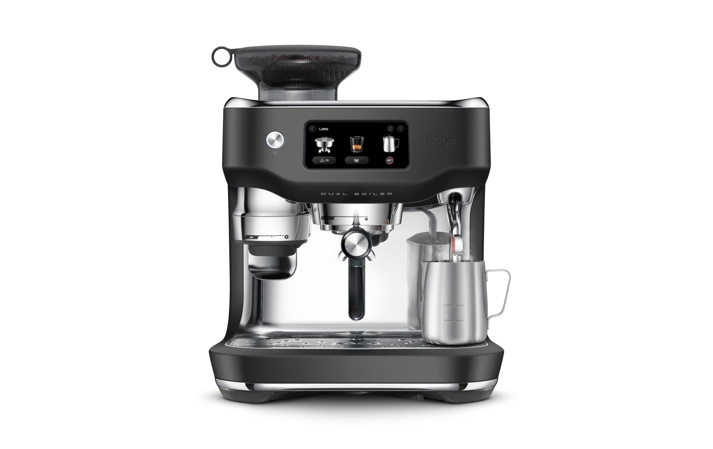 Sage Siebträger Oracle Dual Boiler BF 2300W, 2.3l Wassertank, 340g Bohnenbeh