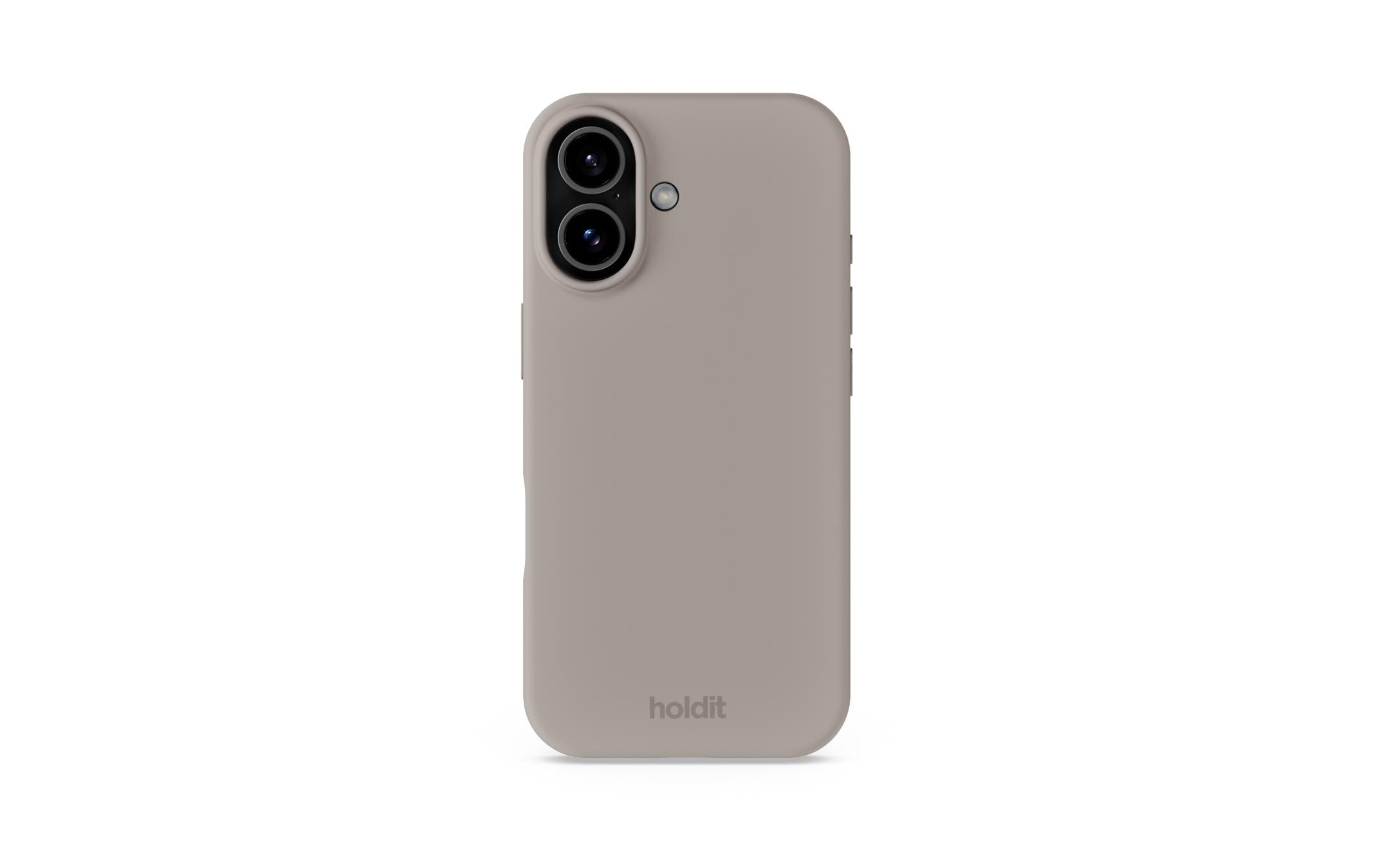 Holdit Silicone Case Taupe iPhone 17