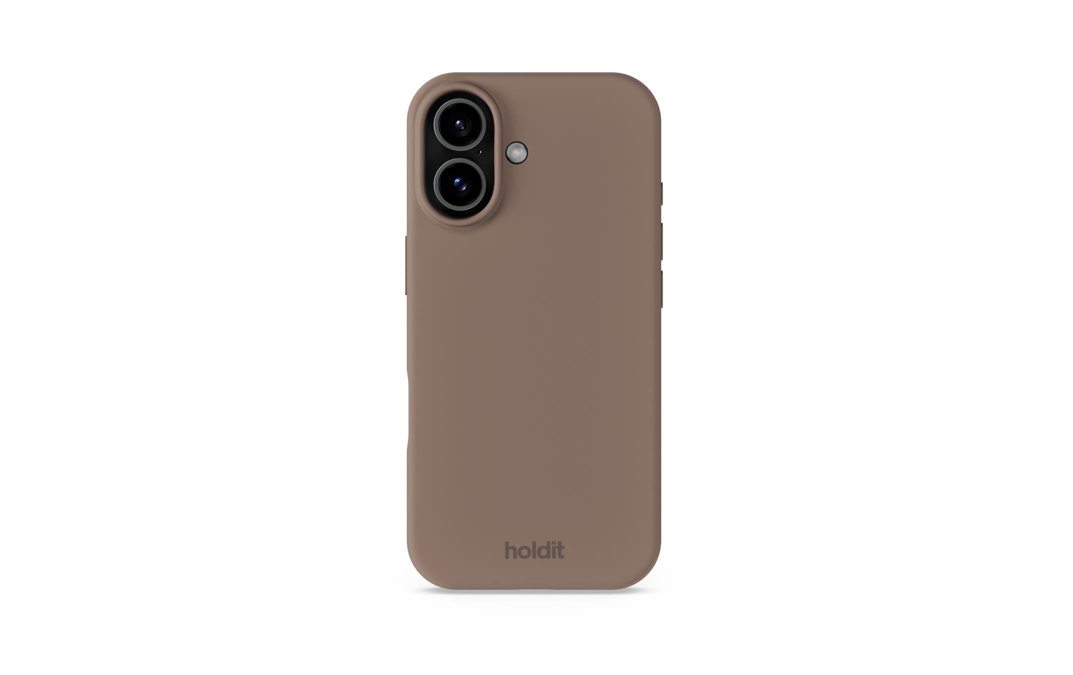 Holdit Silicone Case Brown iPhone 17