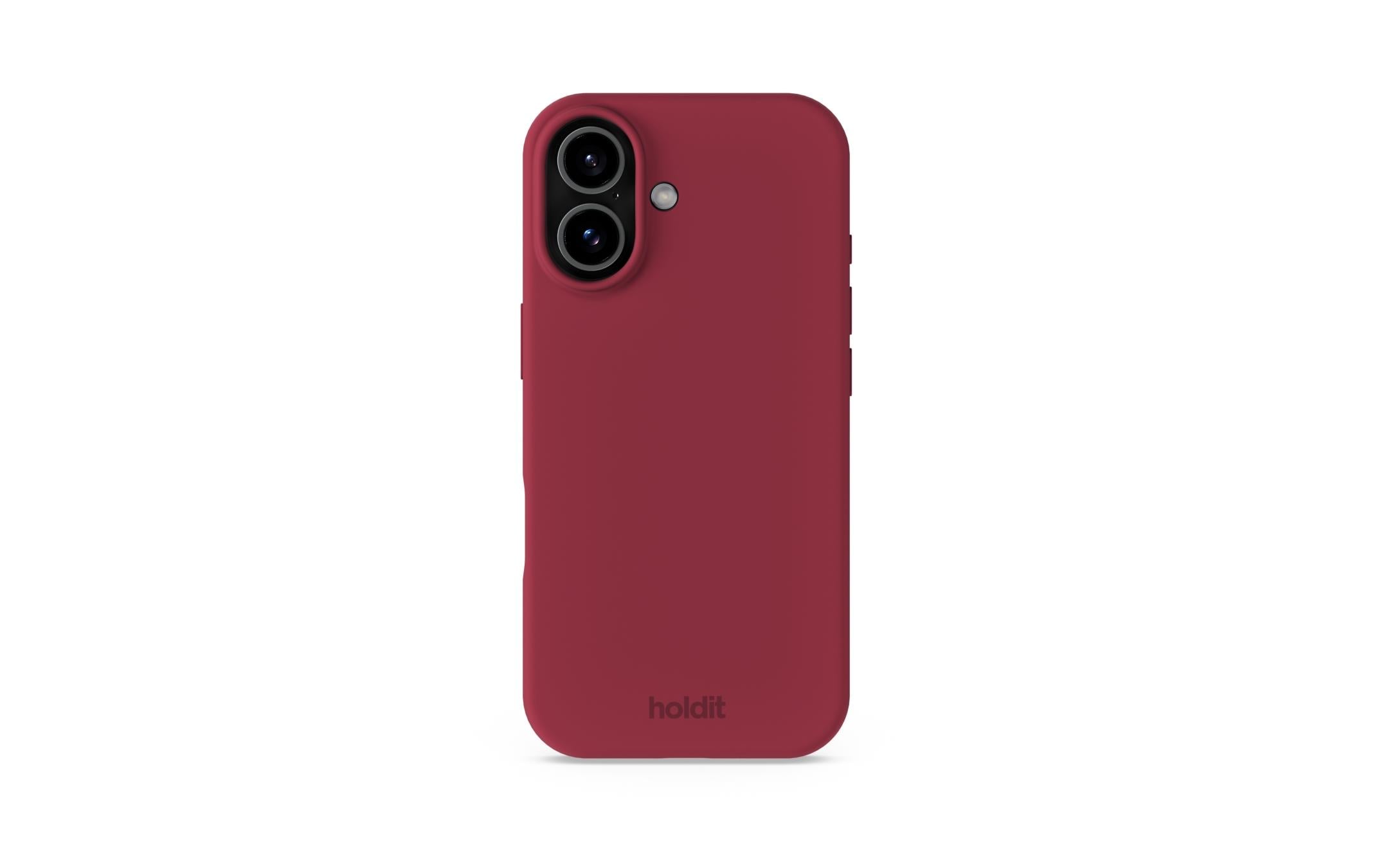 Holdit Silicone Case Red iPhone 17