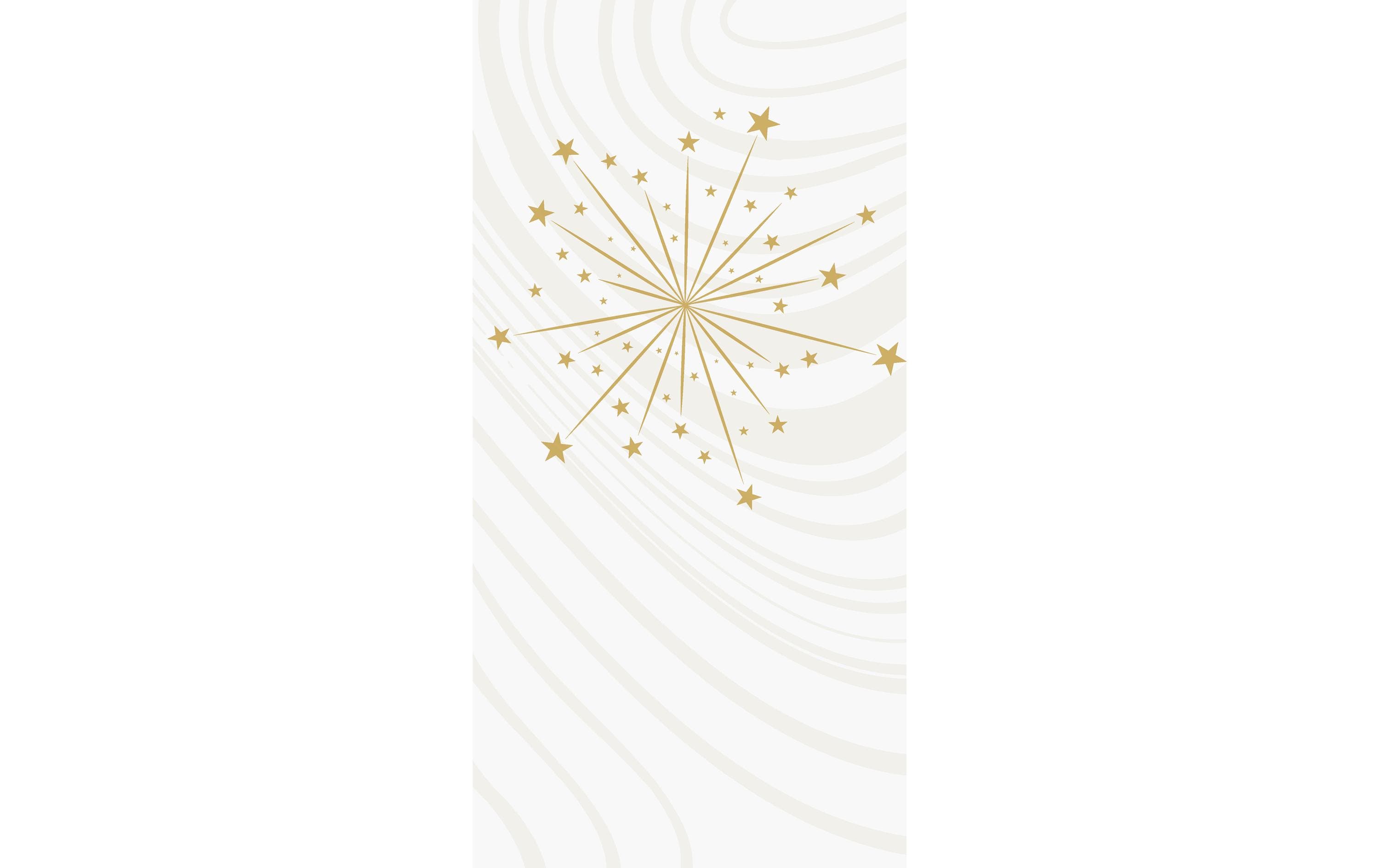 Duni Servietten Bio DSF Sparkly White 1/8 40x40cm, 60 Stück