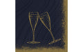 Duni Servietten 3-lagig Sparkly Cheers B. 33x33cm, 50 Stück