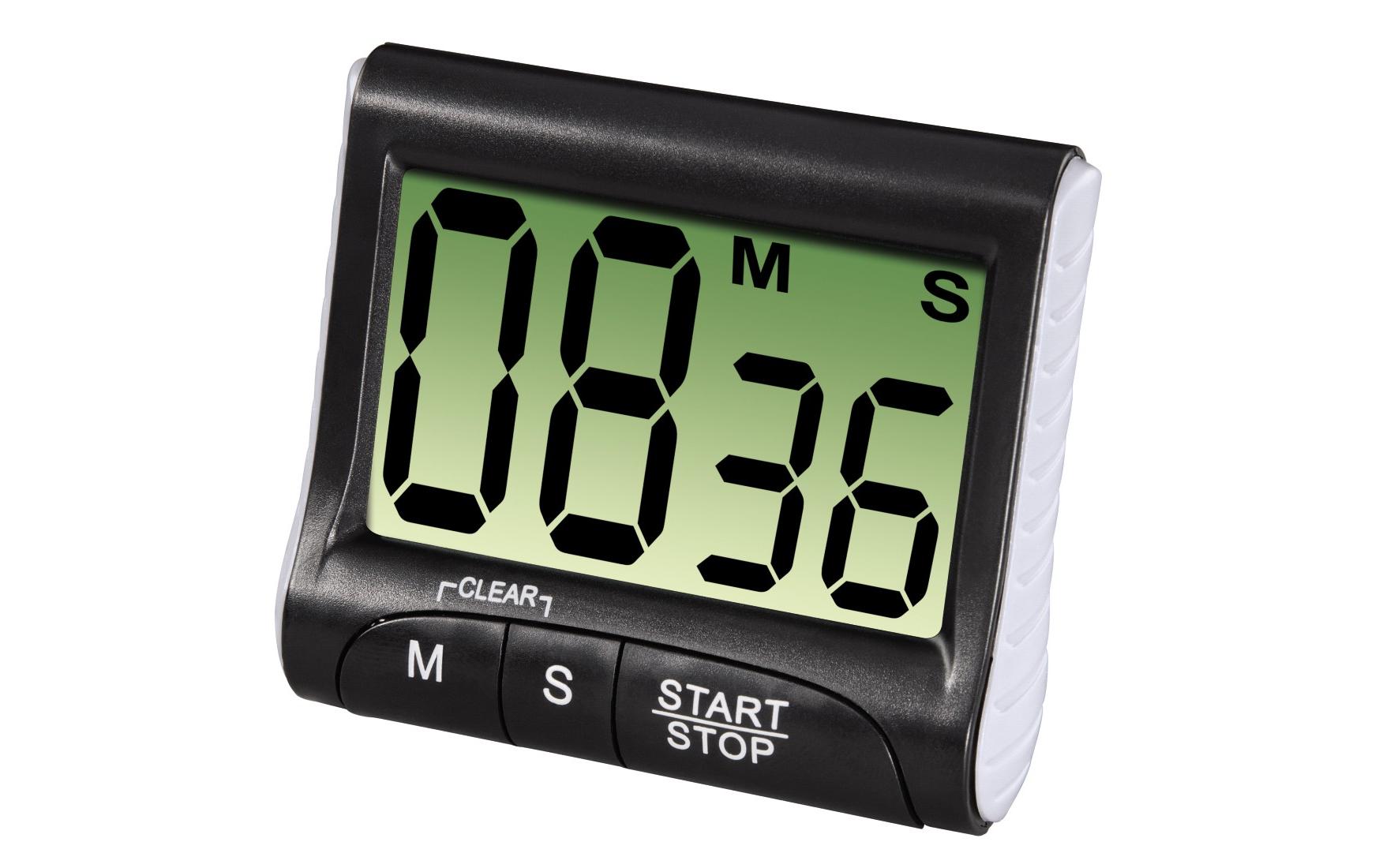 Xavax Küchentimer Countdown schwarz 8.5x7.3x3.1