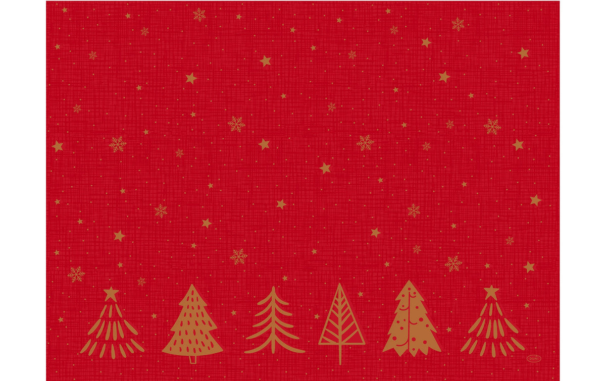 Duni Tischset Bio Dunicel Shimmer Trees 30x40cm, 100 Stück