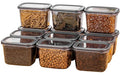Hermia Vorratsdosen-Set 12-teilig anthrazit 12x 800ml, 100% Plastik