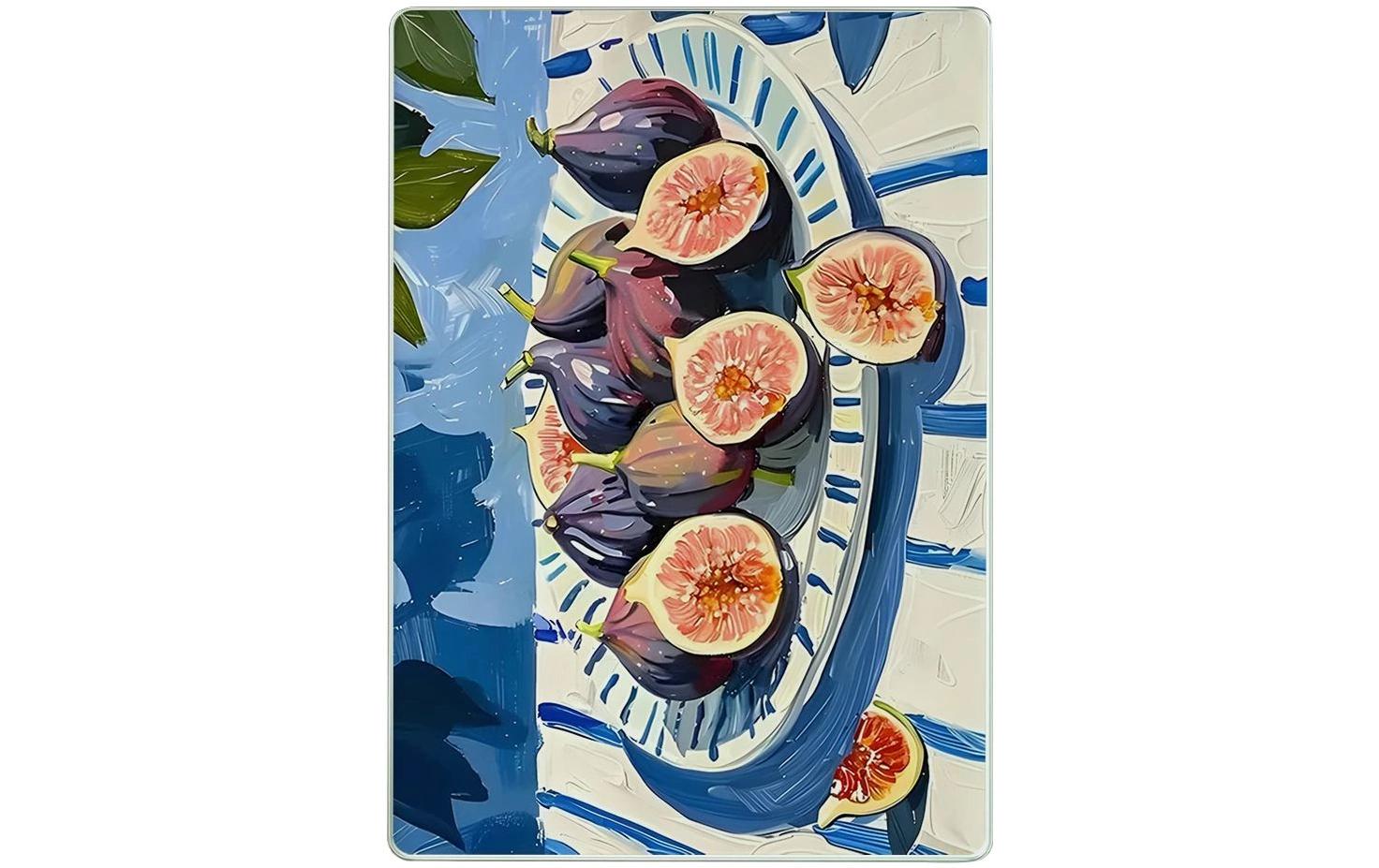 Hermia Schneidebrett Feige 30x40 cm, aus gehärtetem Glas