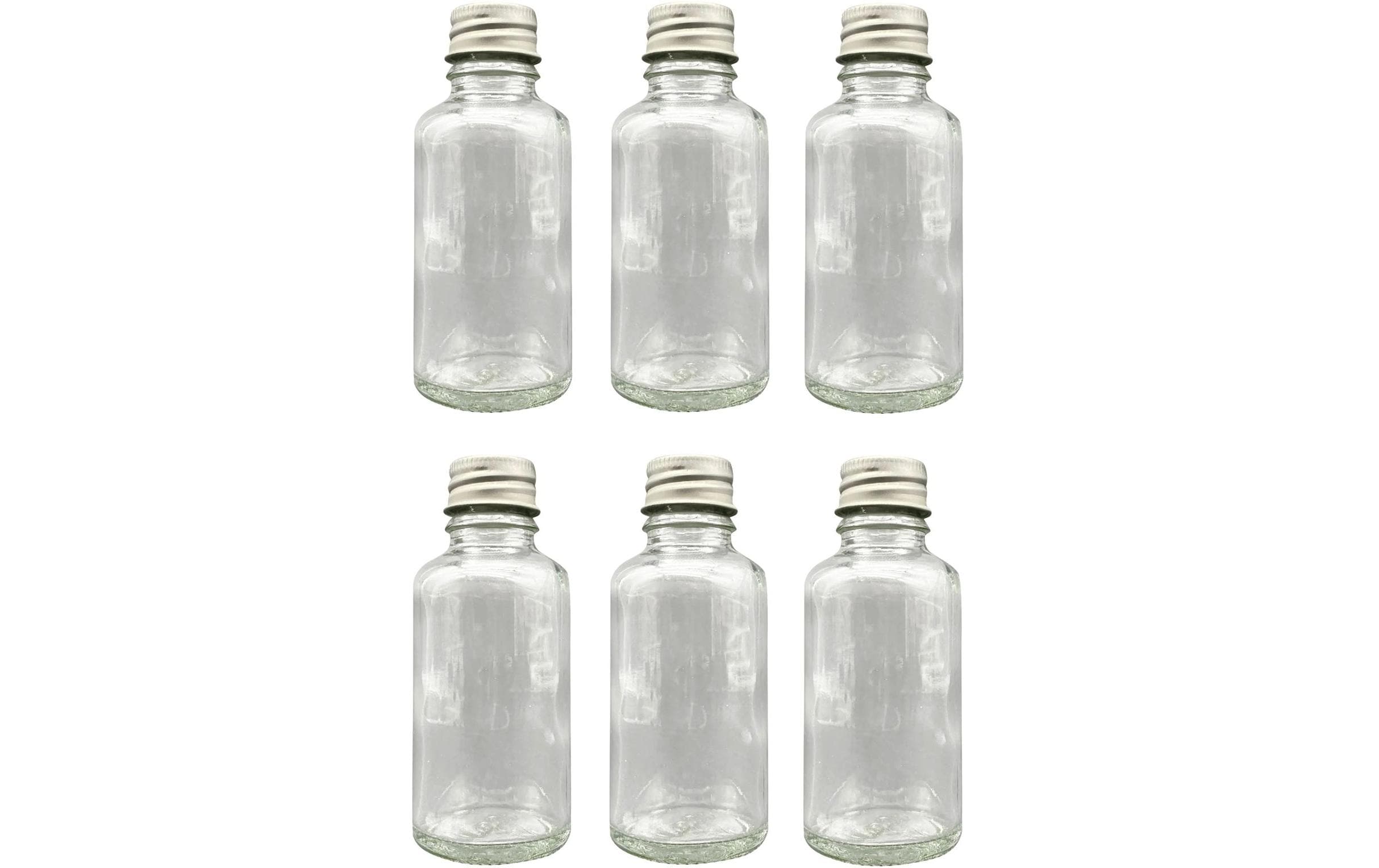 Hermia Einmachflasche 30 ml 6 Stück Glas, grauer Deckel