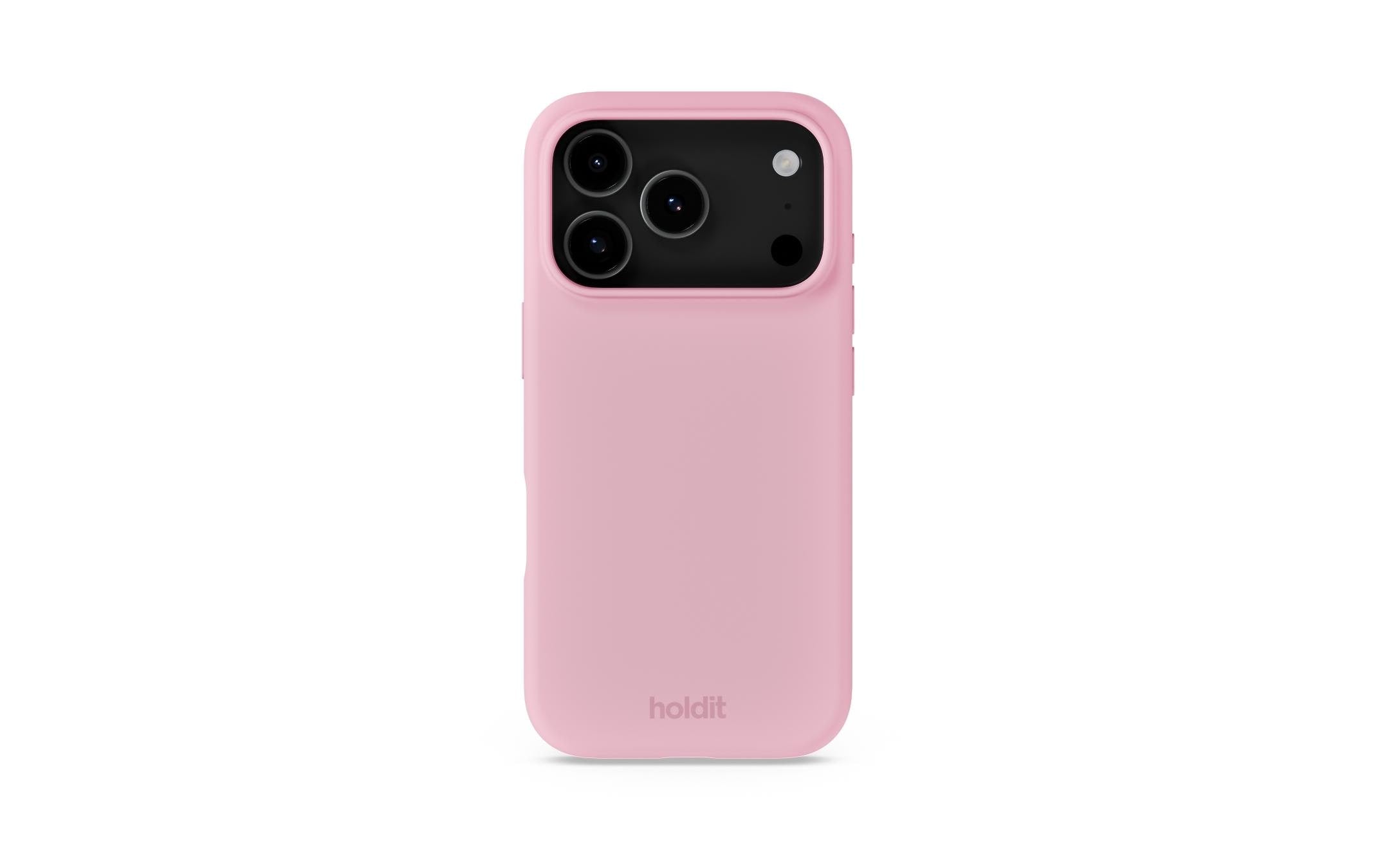 Holdit Silicone Case Pink iPhone 17 Pro Max