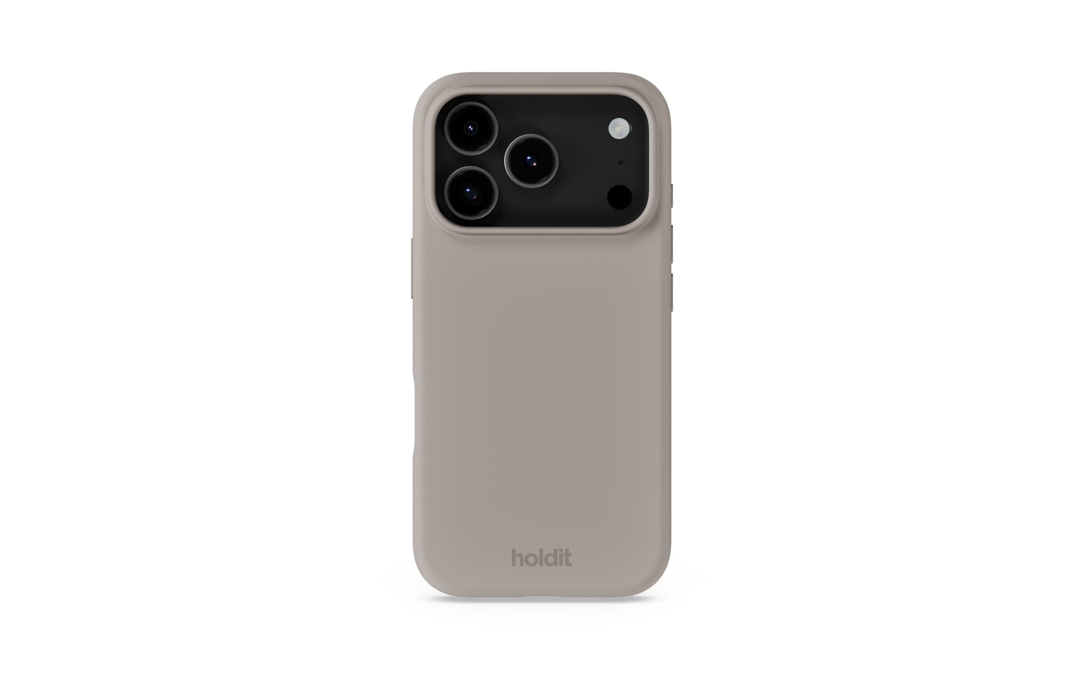 Holdit Silicone Case Taupe iPhone 17 Pro