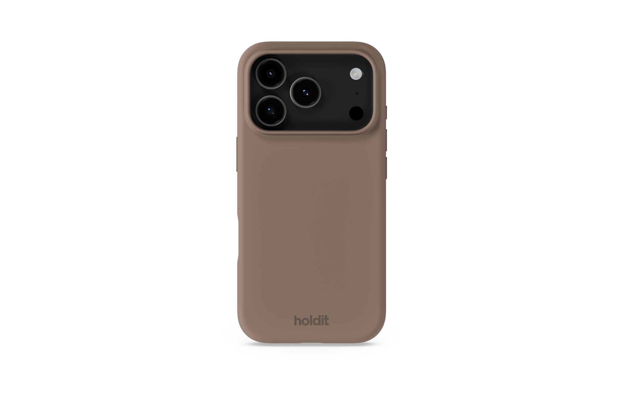 Holdit Silicone Case Brown iPhone 17 Pro Max