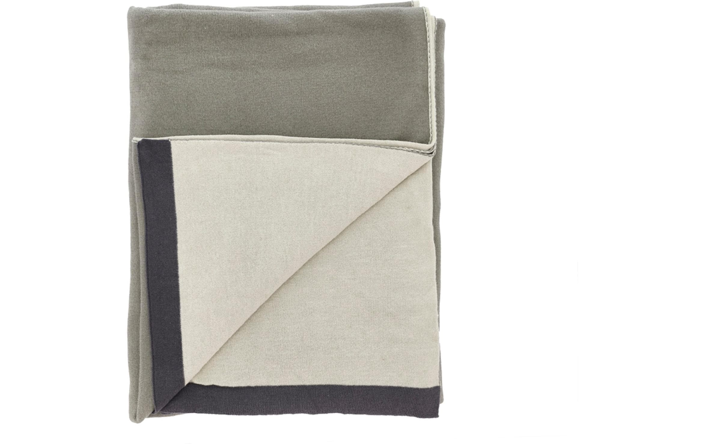 Södahl Decke 130 x 170 cm Impression Khaki