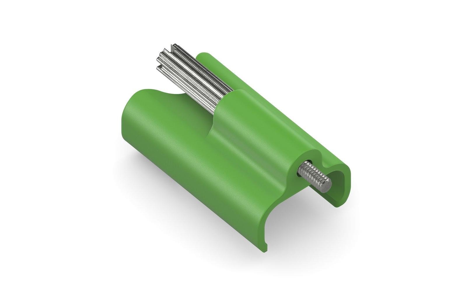 MicroX4 Verriegelungsclip, grün, 10 Stk USB-C True Locking System Clip
