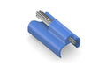 MicroX4 Verriegelungsclip, blau, 10 Stk USB-C True Locking System Clip