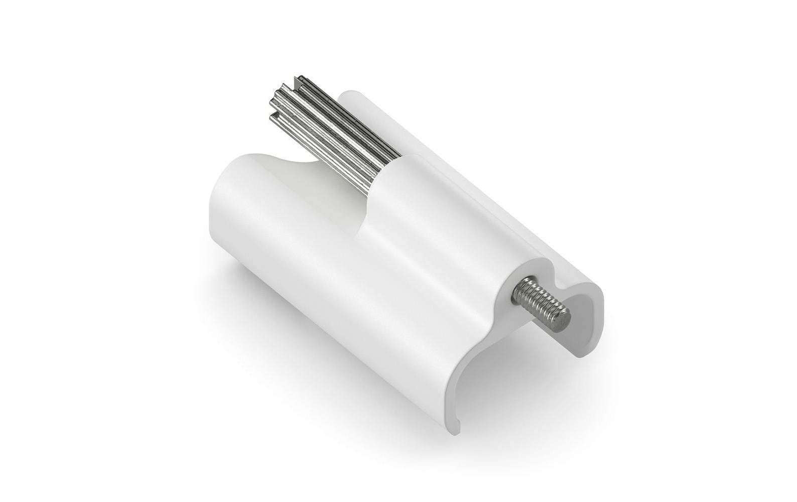MicroX4 Verriegelungsclip, weiss, 10 Stk USB-C True Locking System Clip