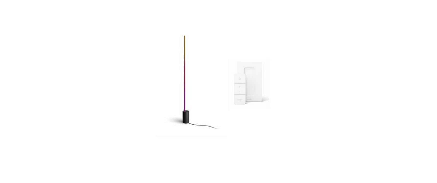 Philips Hue Gradient Signe Stehleuchte schwarz inkl. DimmSwitch