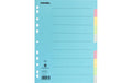 NOVOOO Kartonregister bunt  A4 40579, RC, 10-teilig, 215gm