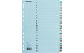 NOVOOO Kartonregister blau/beige A4 40551 1-20